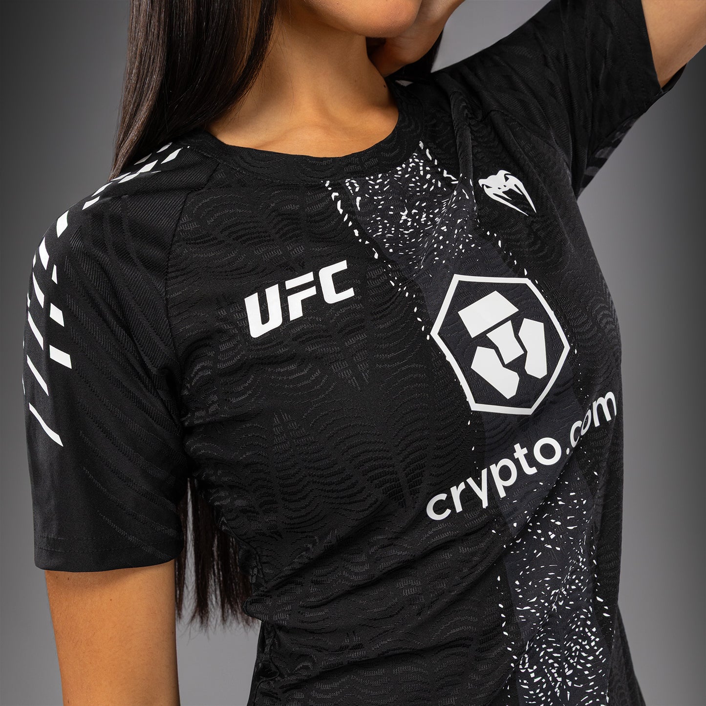 Women's UFC Zenith by Venum Black Authentic Fight Night Walkout Jersey