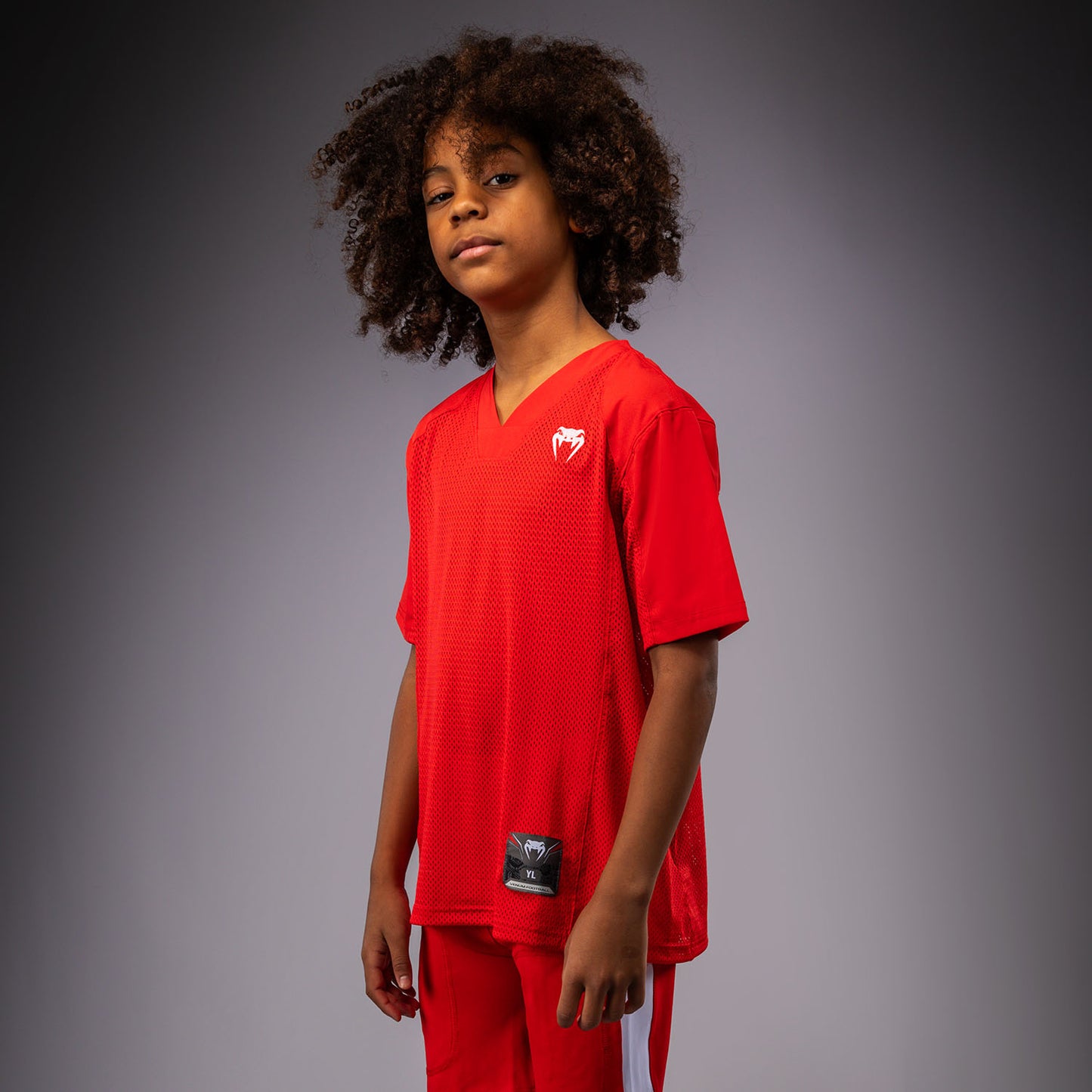 Venum Elite Kids Football Short Sleeve Jersey - Red