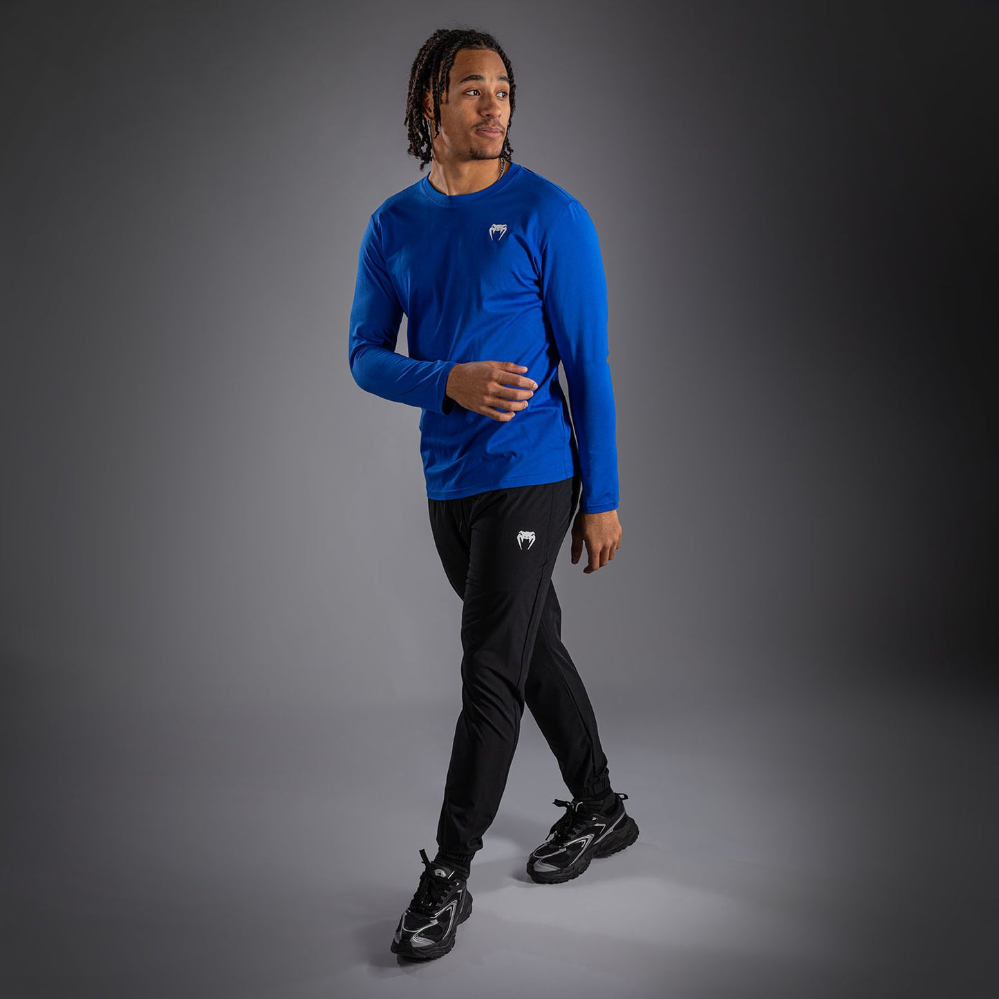 Venum Lineup Personalized Long Sleeve T-Shirt - Royal Blue/White  product-type_T-Shirts Venum