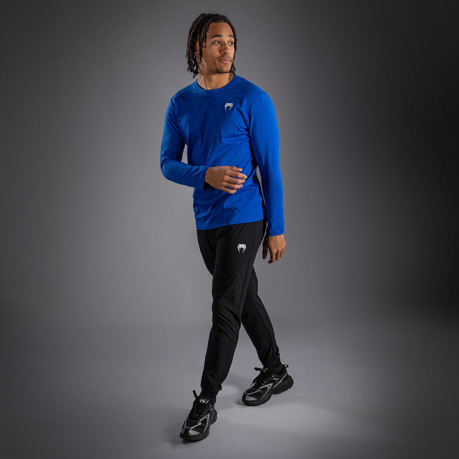 Venum Lineup Personalized Long Sleeve T-Shirt - Royal Blue/White  product-type_T-Shirts Venum