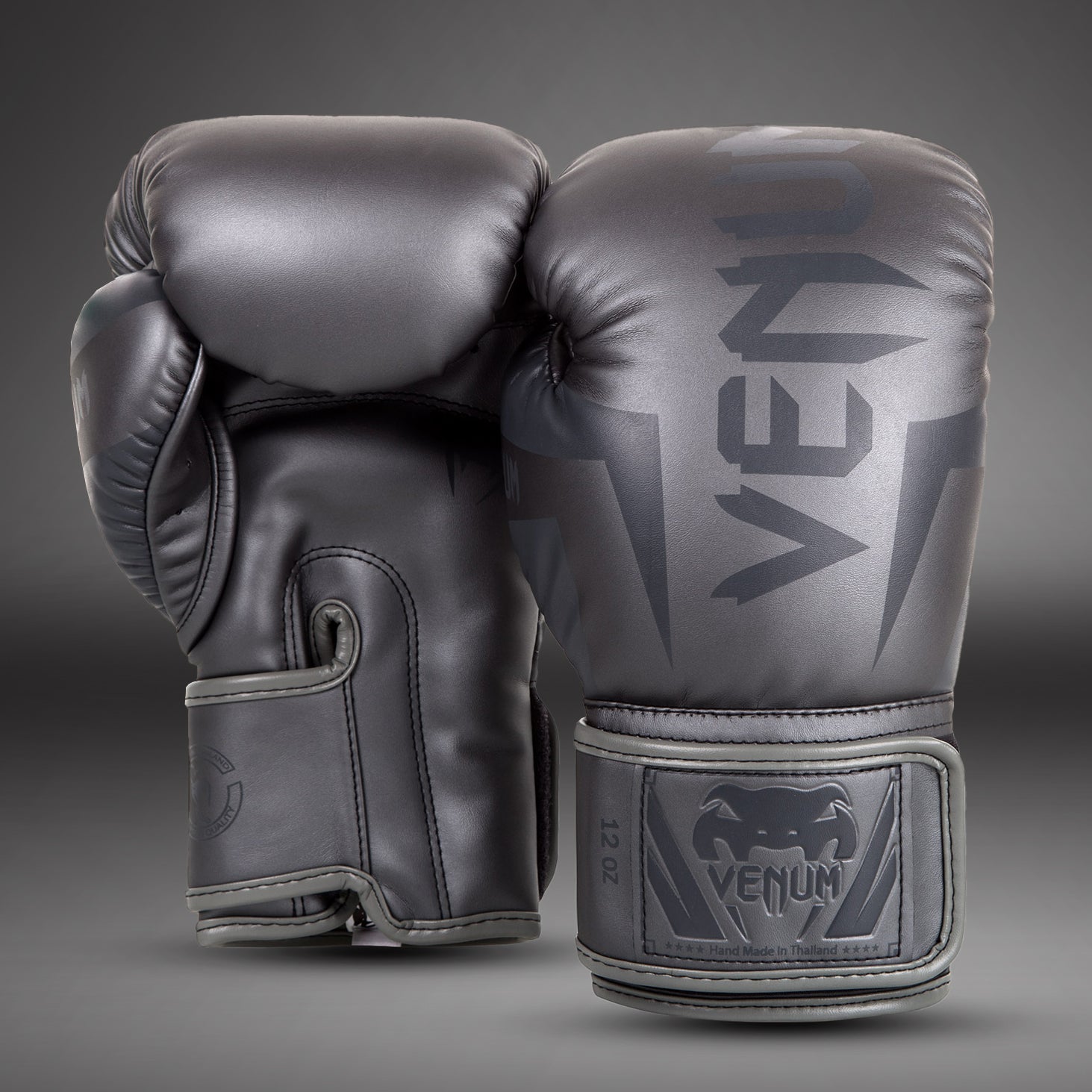 ボクシング Venum Elite Boxing Gloves 12 oz Venum Elite Boxing - Grey/Grey - Venum product-type_Boxing