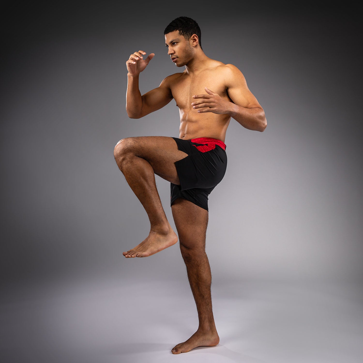 Venum x Roger Gracie Signature Fightshorts - Black/Red  product-type_MMA Shorts Venum