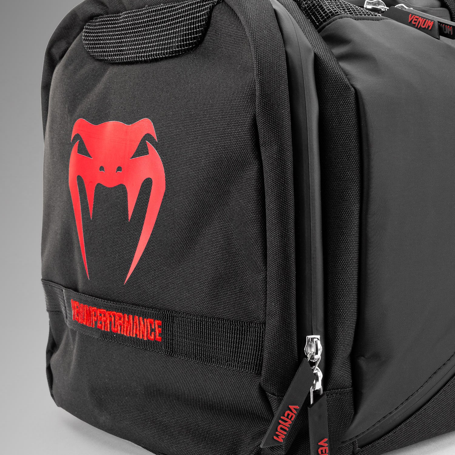 Venum Trainer Lite Evo Sports Bags (48L) - Black/Red - Venum
