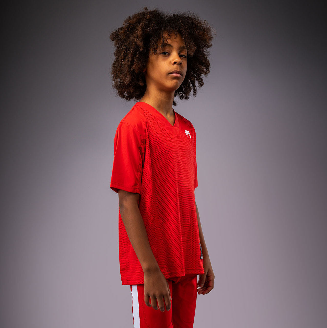 Venum Elite Kids Football Short Sleeve Jersey - Red