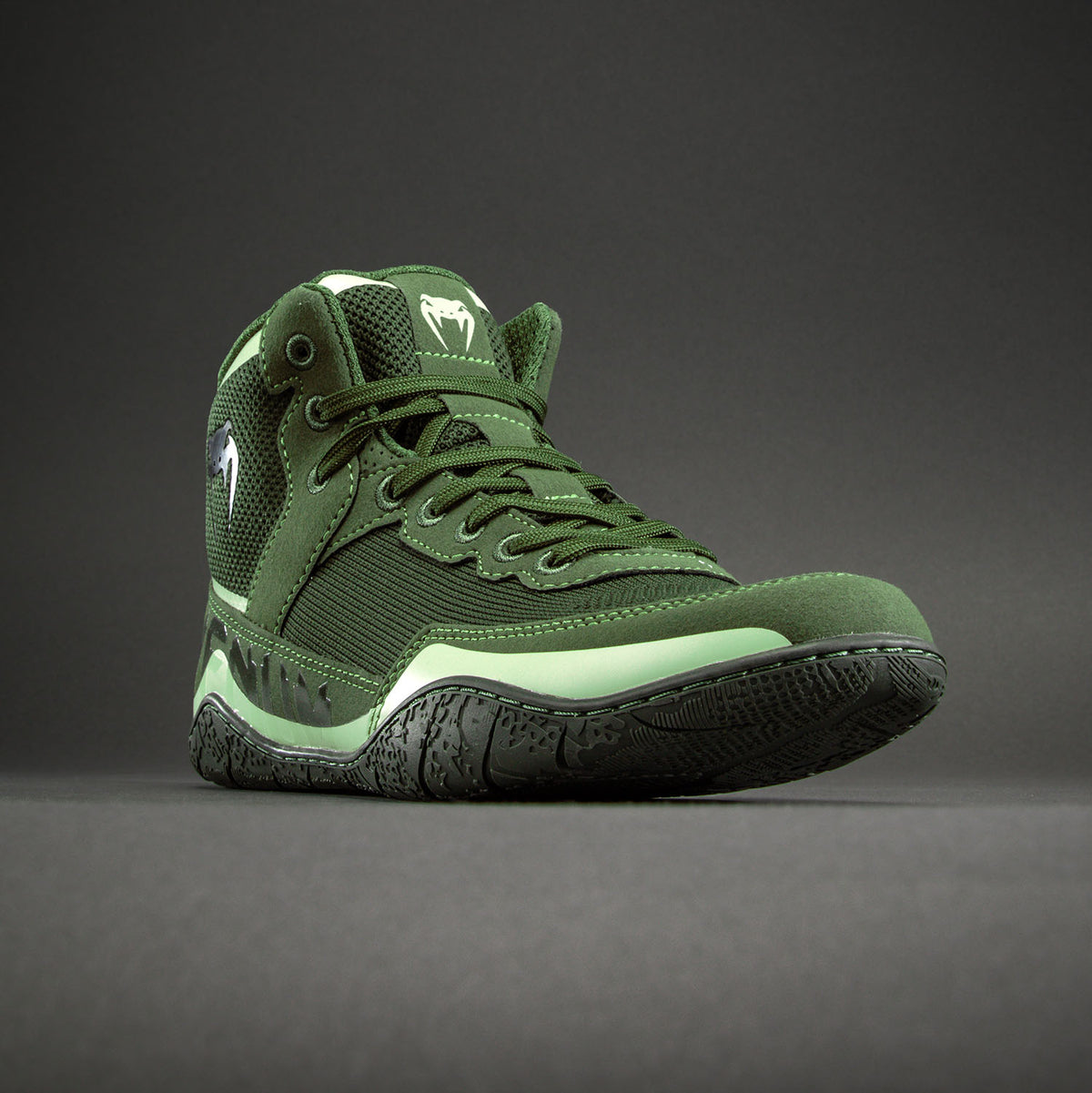 Venum Elite Wrestling Shoes - Khaki