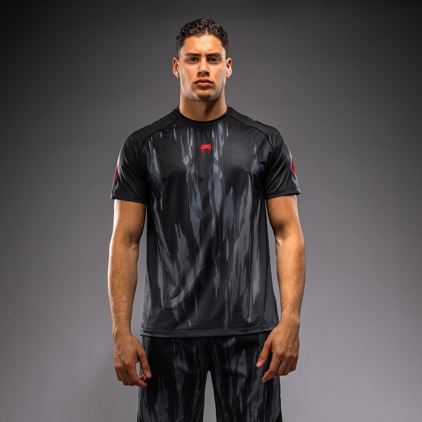 Venum Demon Dry Tech T-Shirt - Black/Grey  product-type_Dry Tech T-Shirts Venum