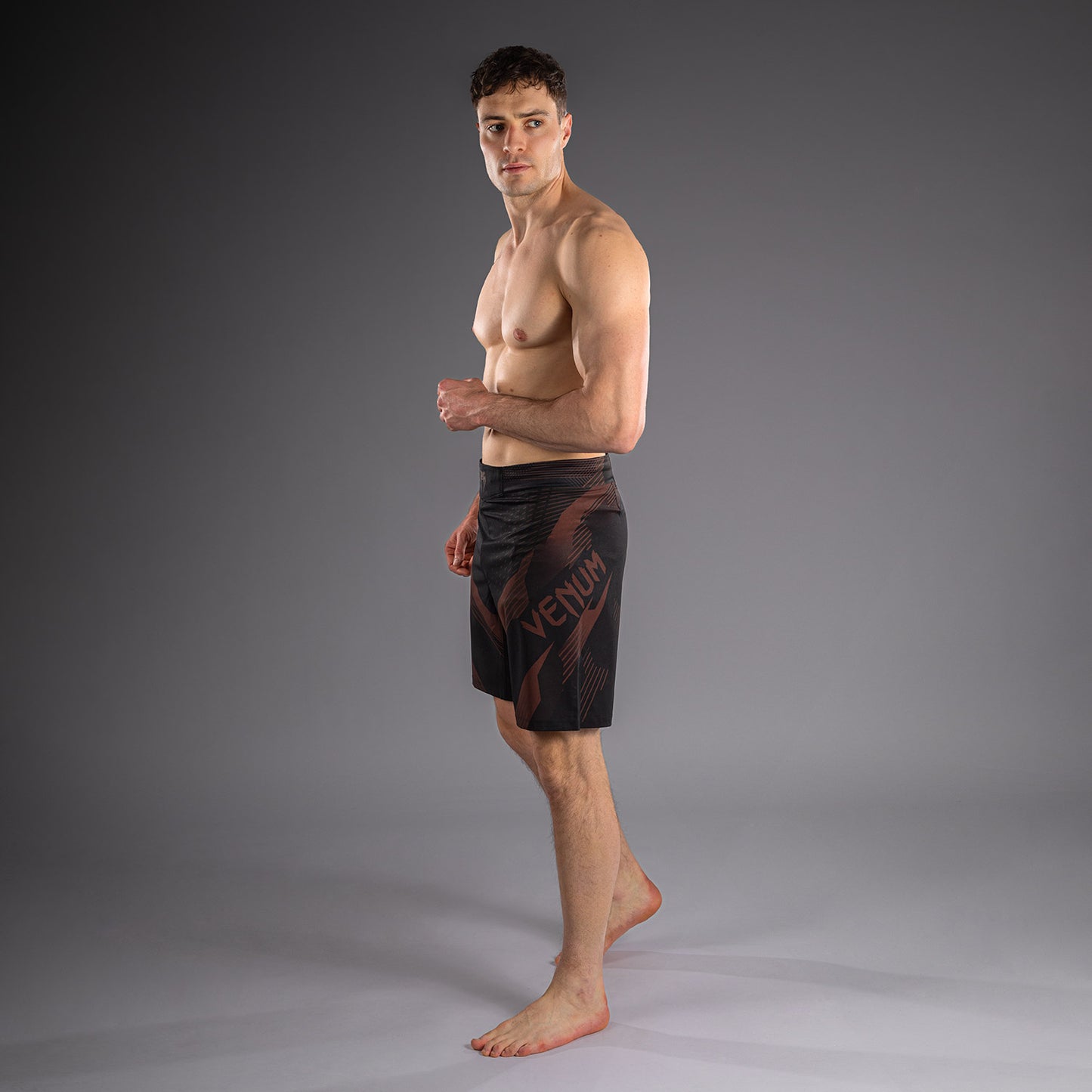 Venum No-Gi 6.0 Fight Shorts - Black/Brown  product-type_MMA Shorts Venum