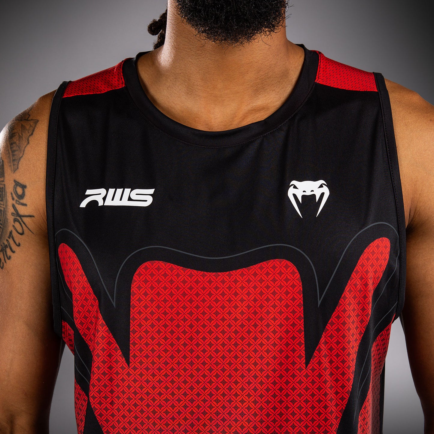 Venum x RWS 2.0 Men’s Dry-Tech Tank Top - Black/Red