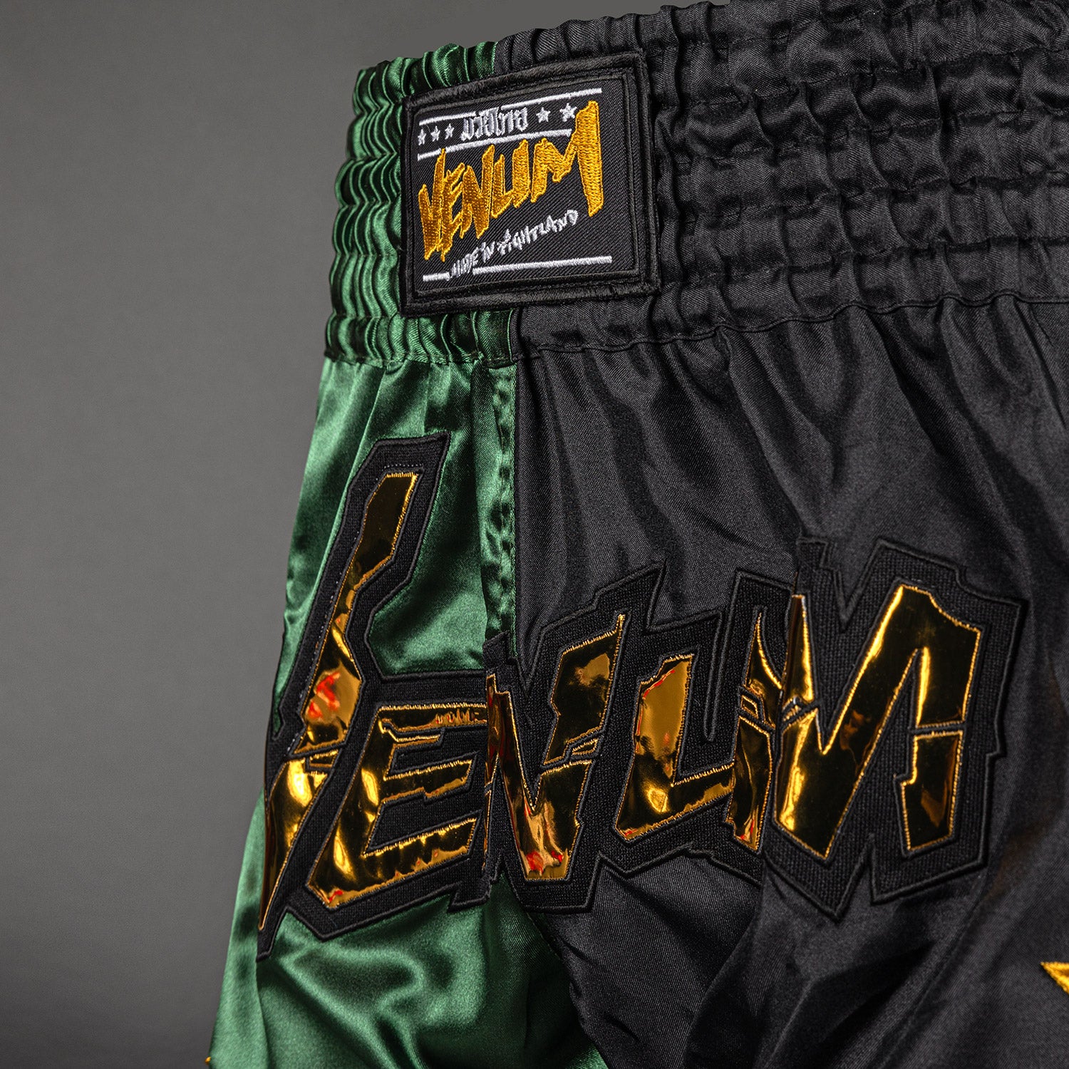 Venum Inferno 2.0 Muay Thai Shorts - Black/Khaki  product-type_Muay Thai Shorts Venum