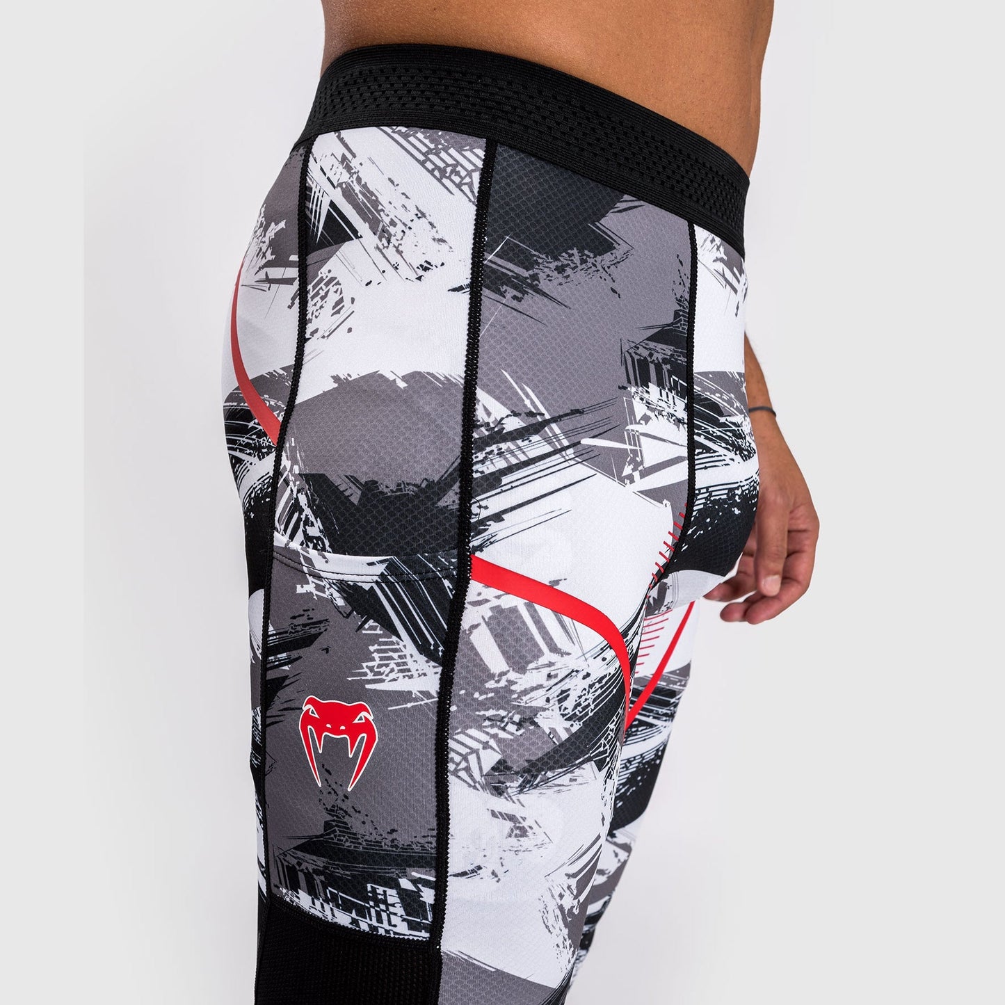 Venum Electron 3.0 Spats - Grey/Red