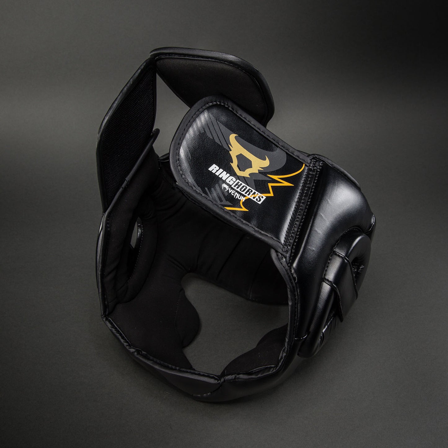 Venum Ringhorns Charger Headgear - Black/Gold