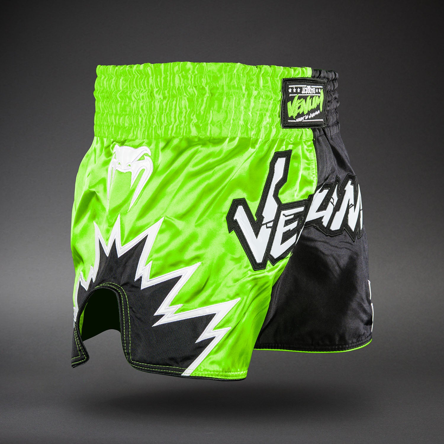 Venum Inferno 2.0 Muay Thai Shorts - Green/Black  product-type_Muay Thai Shorts Venum