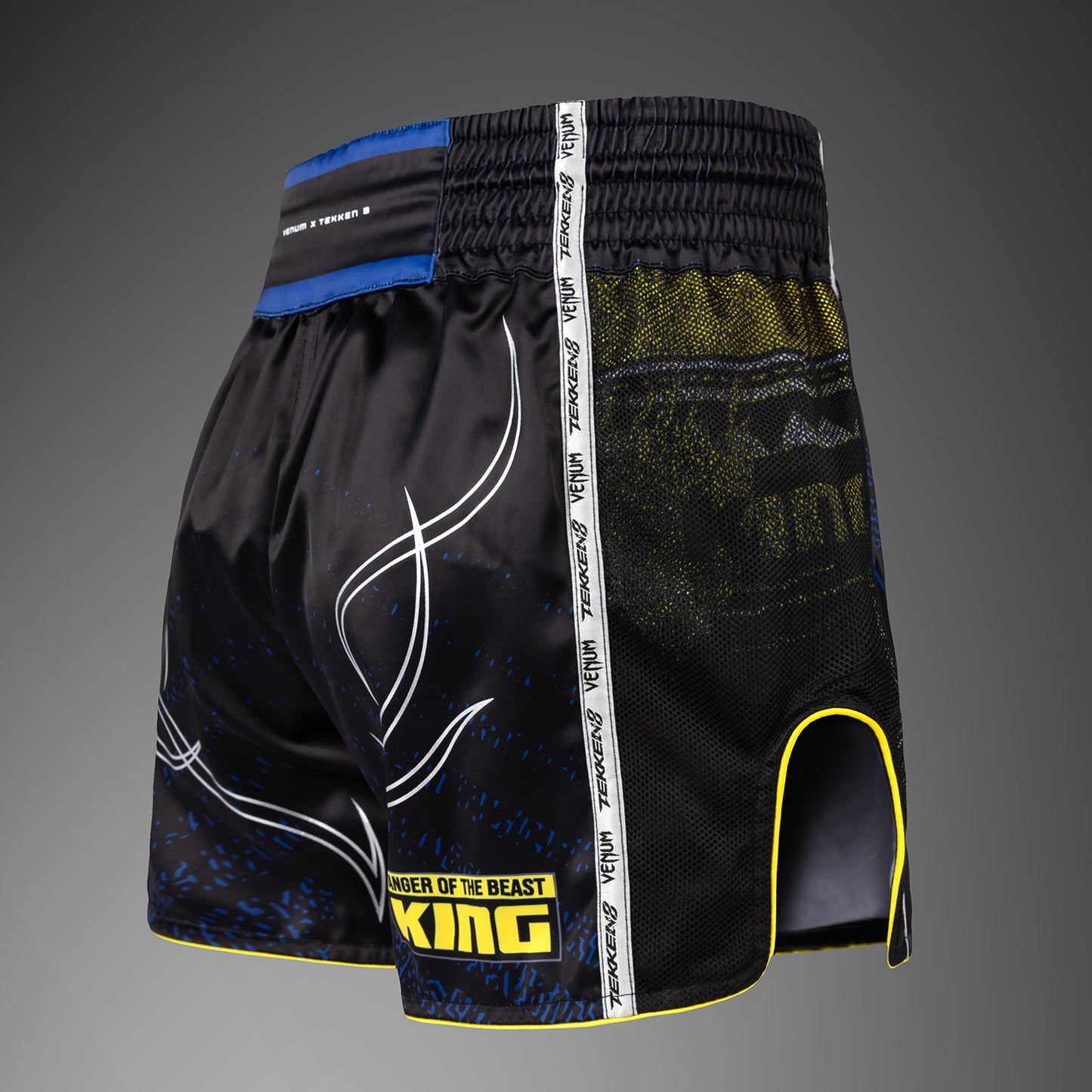 Venum x TEKKEN 8 Muay Thai Shorts - King - Black/Yellow