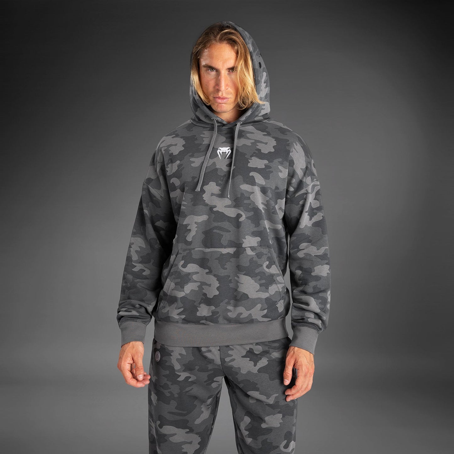 Venum Vortex XL Men's Hoodie - Anthracite Camo