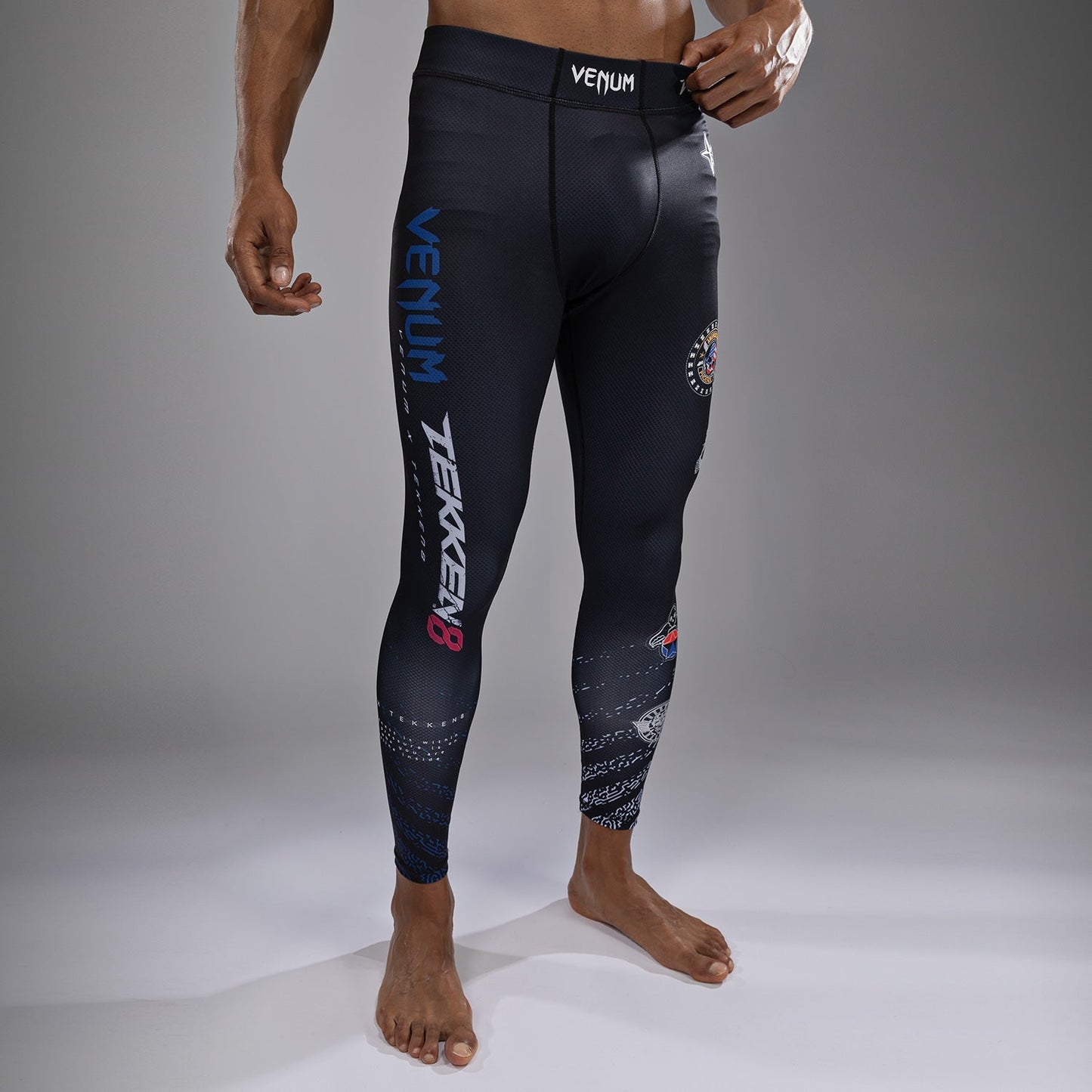 Venum x TEKKEN 8 - Paul Phoenix Spats - Black/Blue