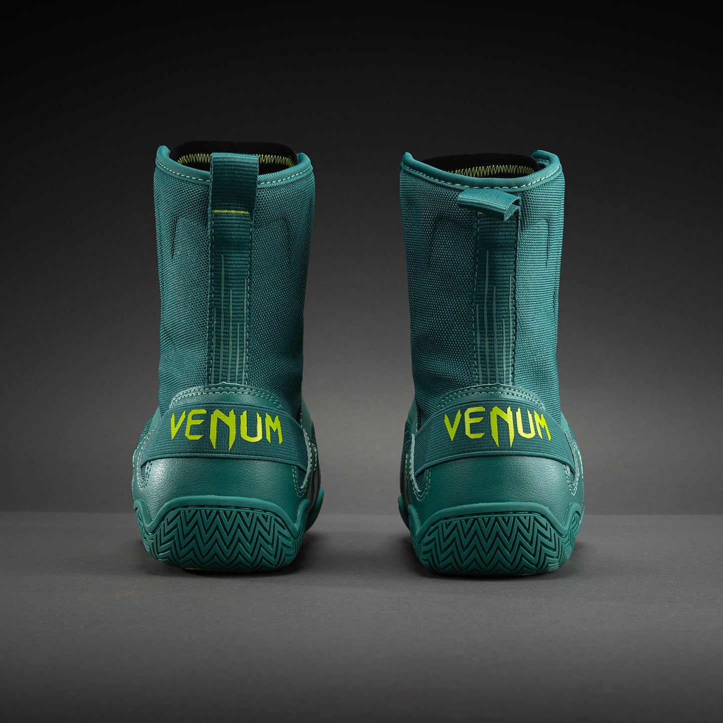 Venum Elite Neo Boxing Shoes - Green/ Neon Yellow  product-type_Boxing shoes Venum