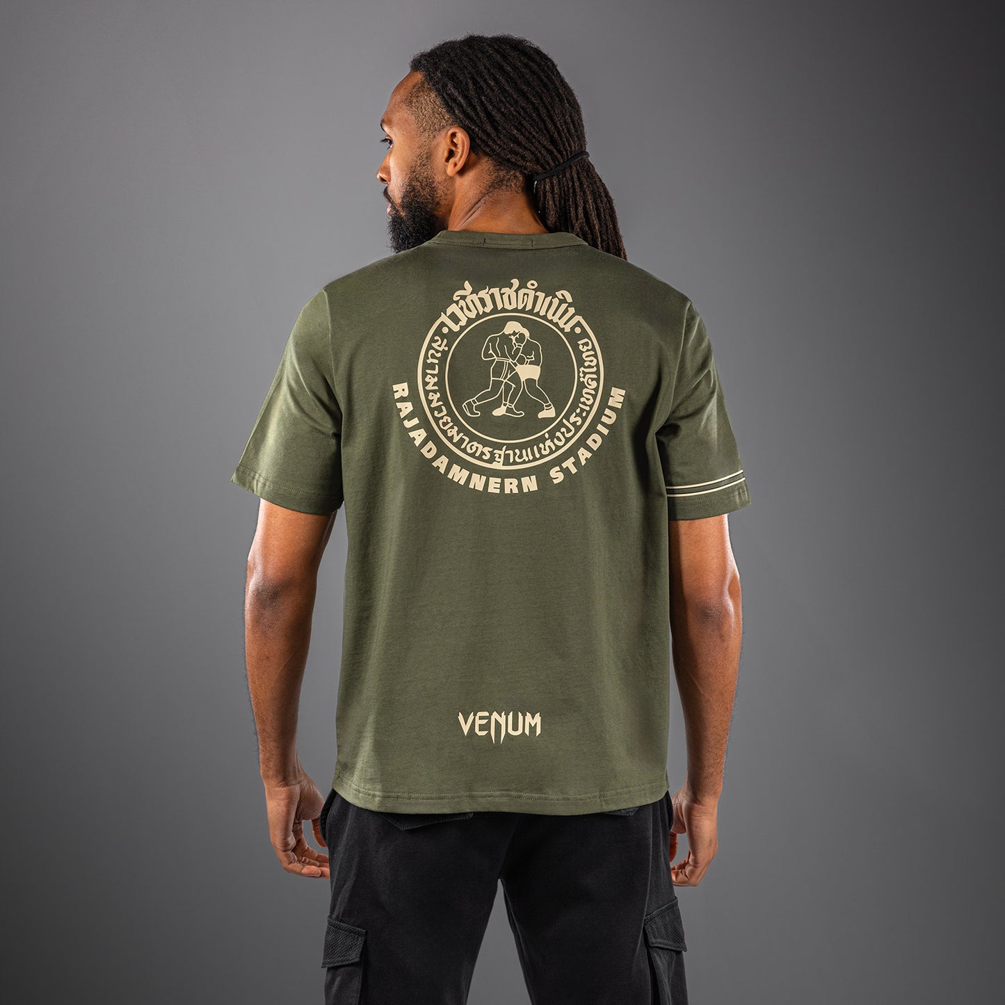 Venum x Rajadamnern T-Shirt - Military Green