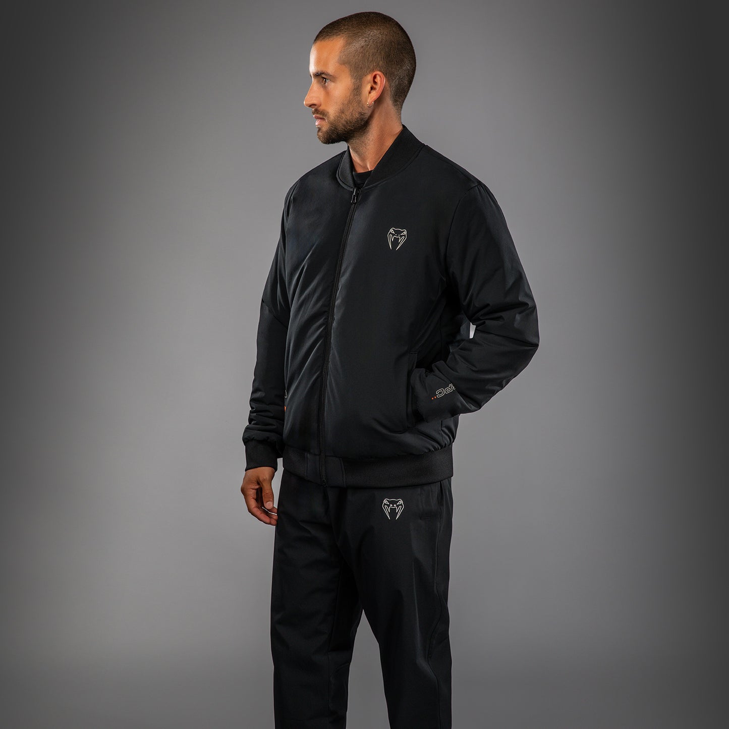 Venum Eclipse Bomber Jacket - Black/Ivory