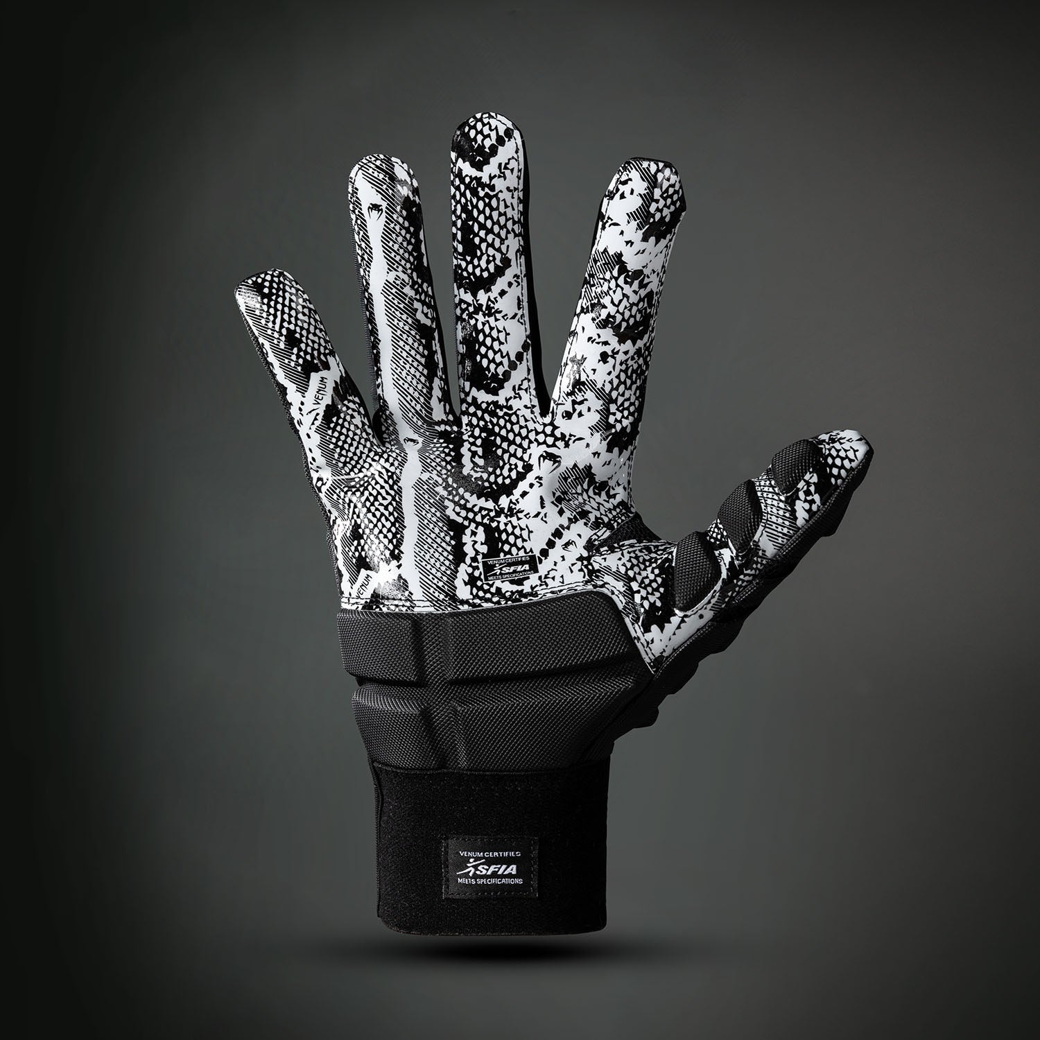 BLACK/WHITE Venum Elite Xtp Football Gloves - Venum