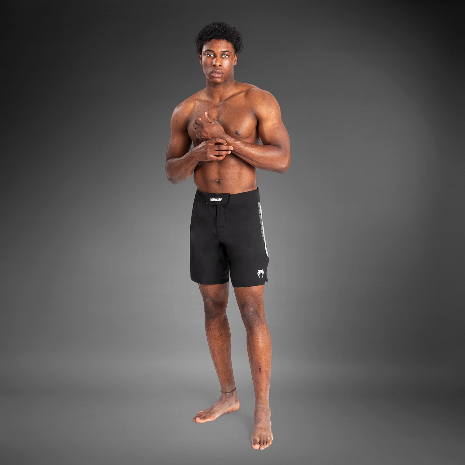 VENUM FIGHT SHORT S ヴアンダレイシウバ Venum Attack Men's Fight Shorts - Navy Blue - Venum