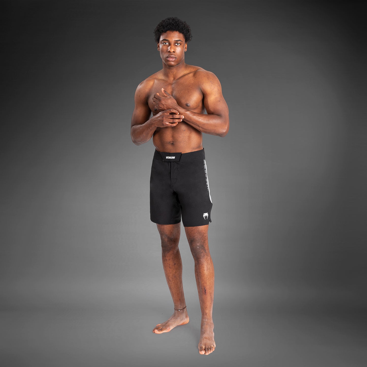 Venum Tempest Men's Fight Shorts - Black/Grey