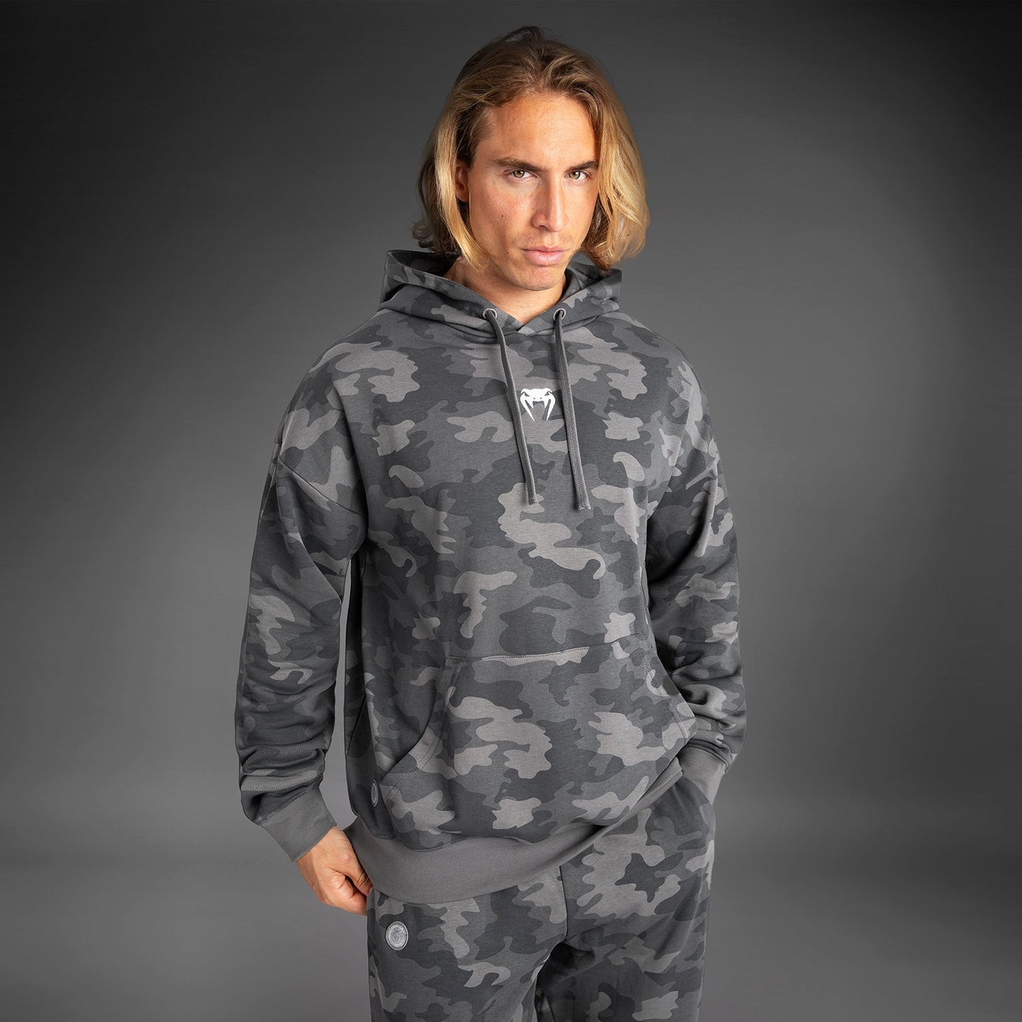 Venum Vortex XL Men's Hoodie - Anthracite Camo