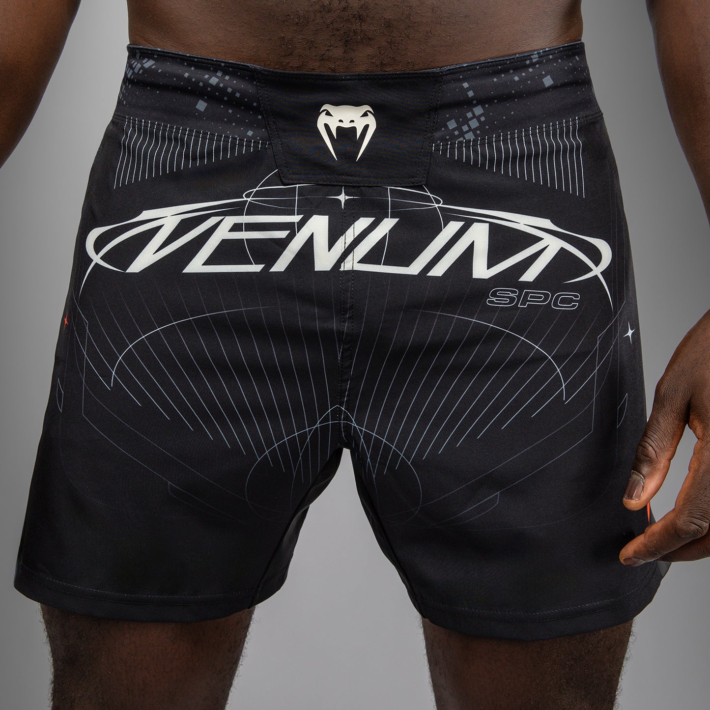 Venum Eclipse Fight Shorts - Black/Ivory