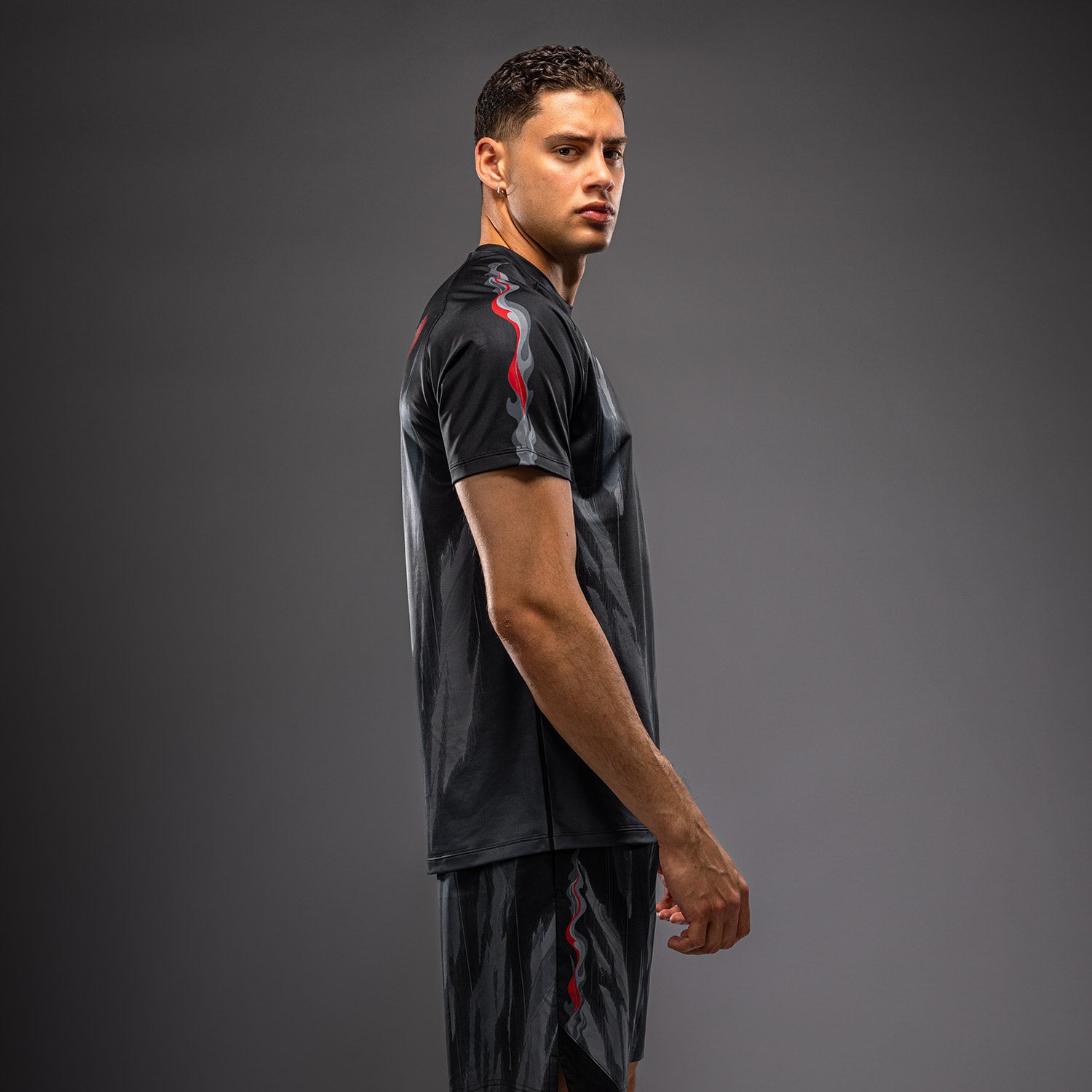 Venum Demon Dry Tech T-Shirt - Black/Grey  product-type_Dry Tech T-Shirts Venum