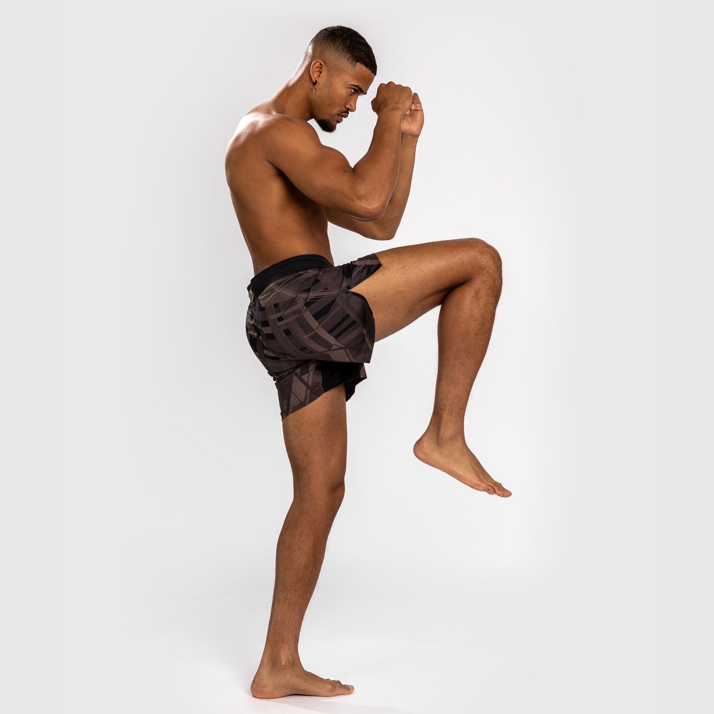 Venum Tecmo 2.0 Fightshort - Black/Brown