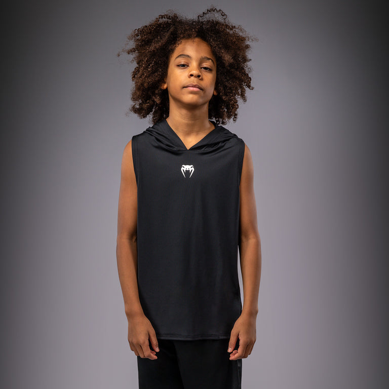 Venum Elite Kids Sleeveless Dry-Tech Hoodie - Black - Venum