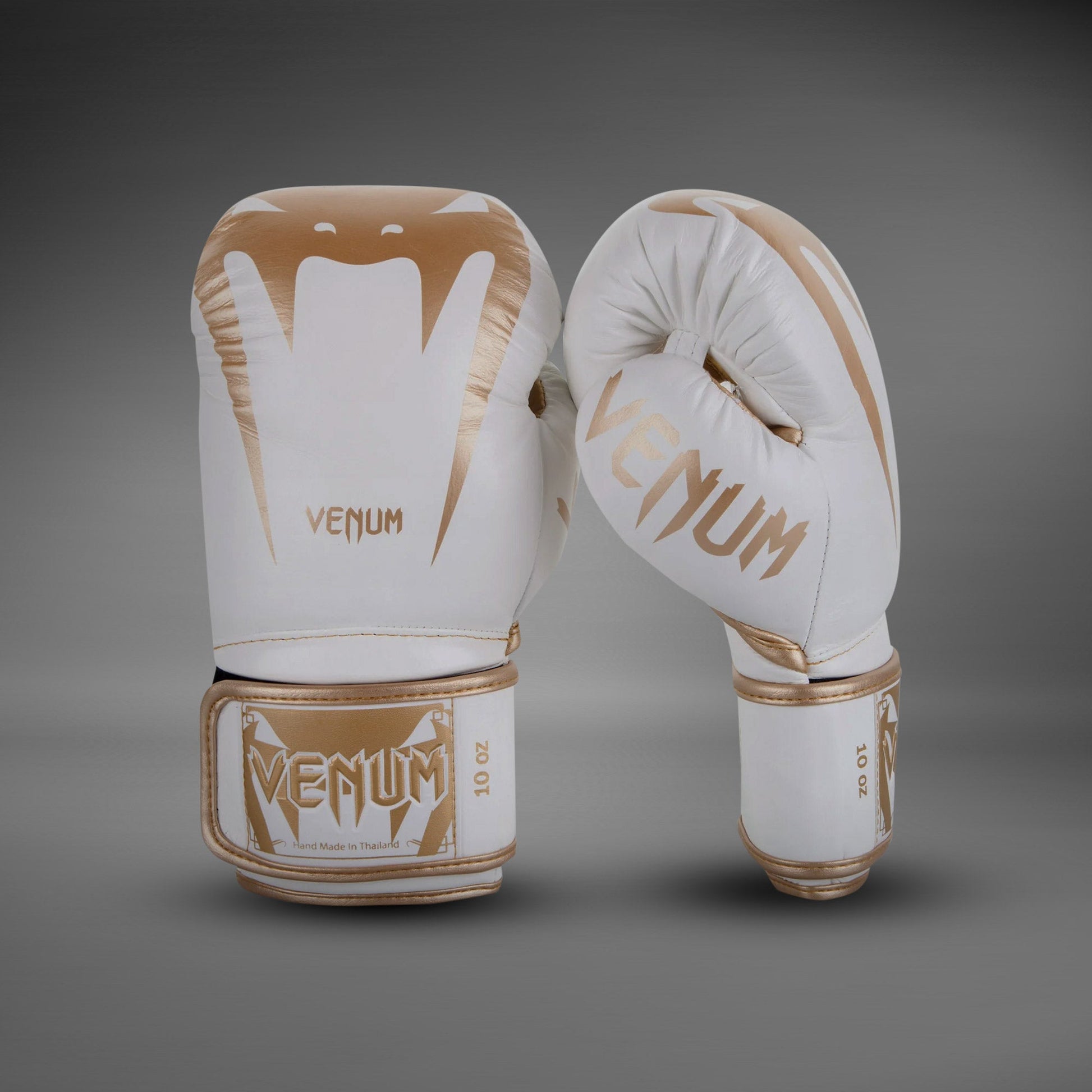 Venum Giant Boxing Gloves Nappa Leather White/Gold