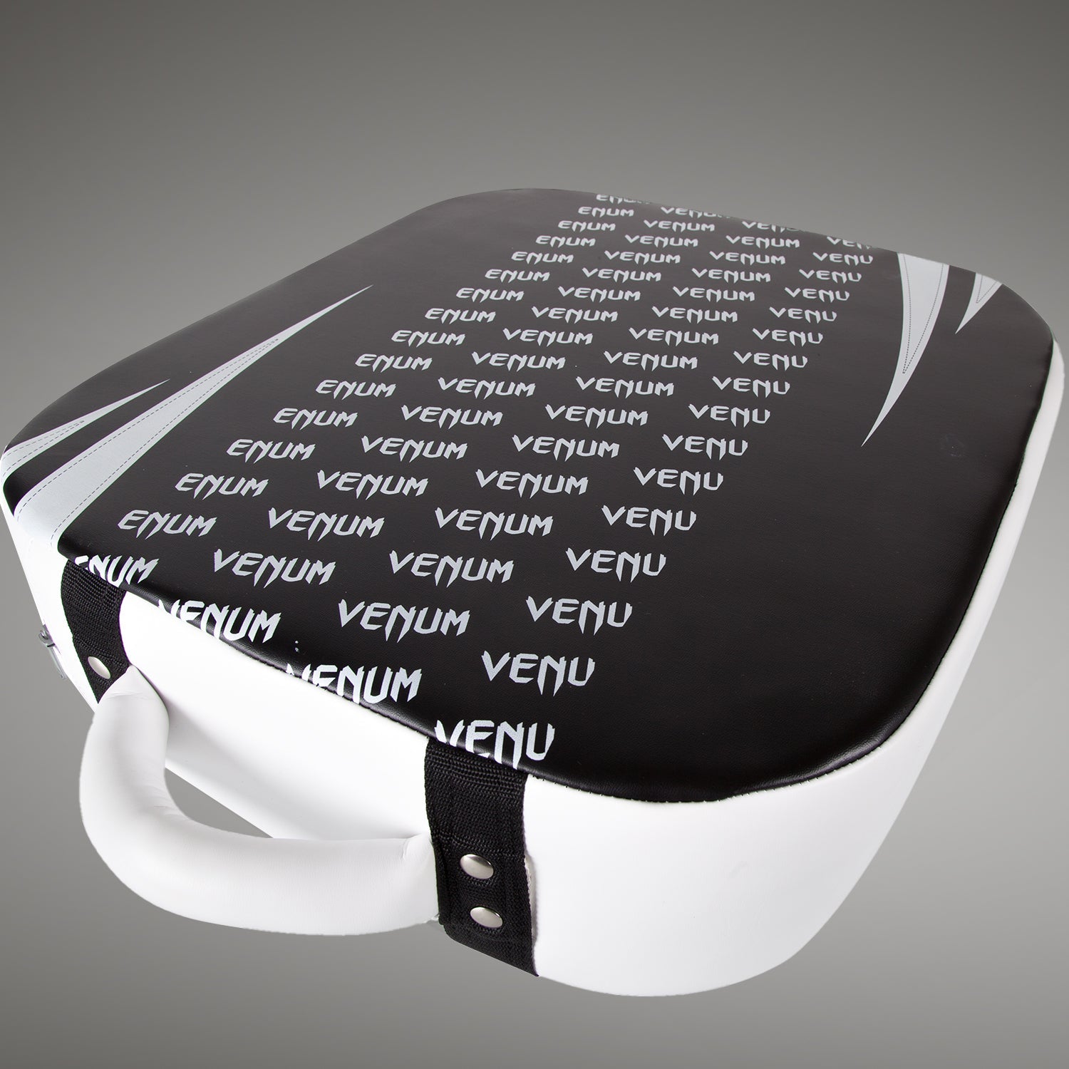 Venum Absolute Square Kick Shield - Skintex Leather - Black/Ice