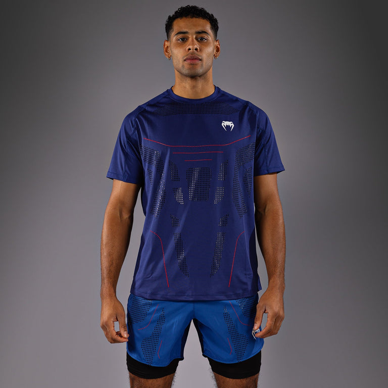 ☆海外ユニフォーム　シャツ　ウェア　サッカー　トレーニング　バレーボール Venum Technical 3.0 Dry-Tech T-Shirt - Night Blue - Venum