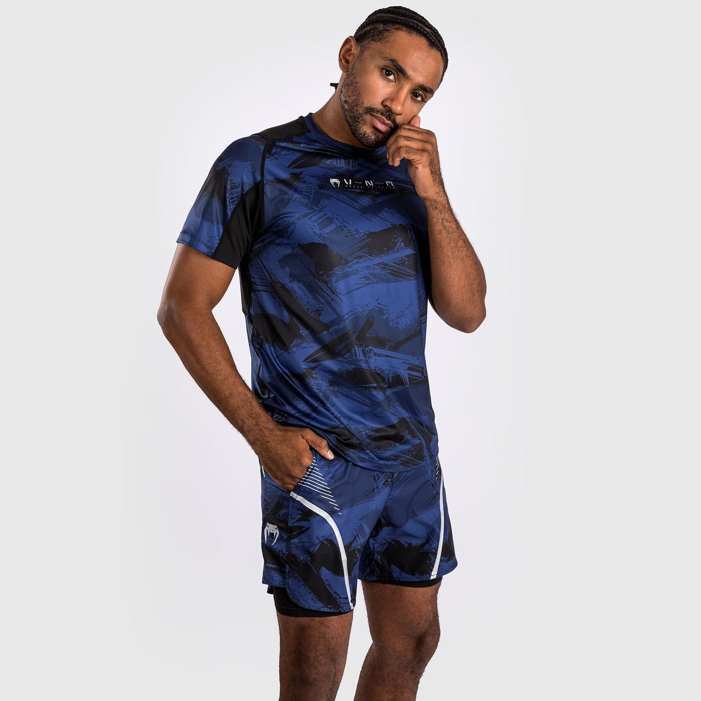 Venum Electron 3.0 Dry-Tech t-shirt - Navy