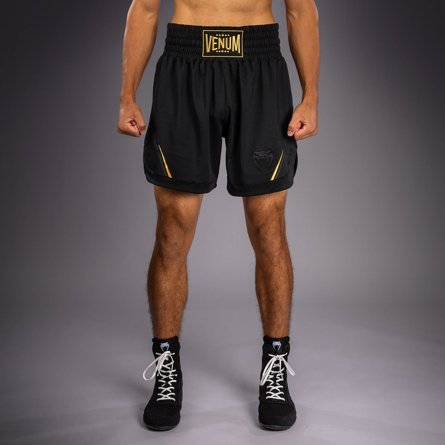Venum G-Core Boxing Shorts - Black/Gold  product-type_Boxing shorts Venum