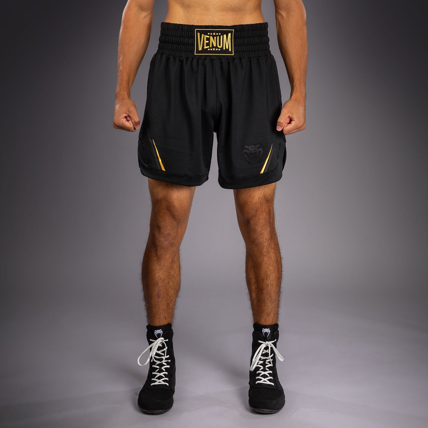 Venum G-Core Boxing Shorts - Black/Gold  product-type_Boxing shorts Venum