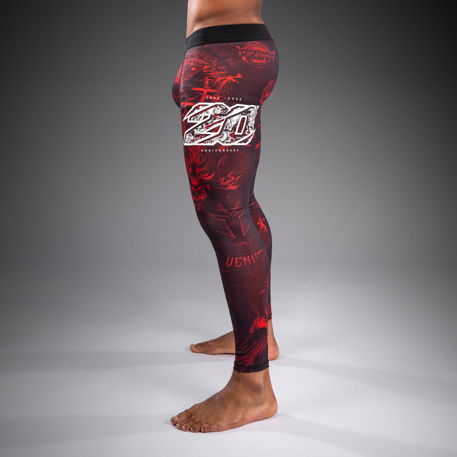 Venum 20th Anniversary Spats - Black/Red - Venum
