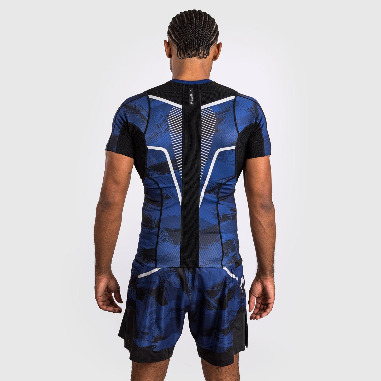 Venum Electron 3.0  Short Sleeve Rashguard - Navy