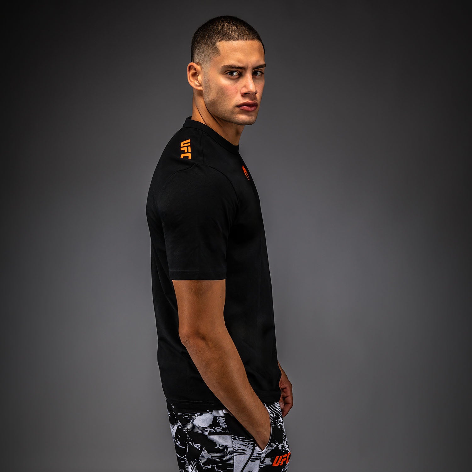Men's UFC Zenith by Venum Black Authentic Fight Week Short Sleeve
