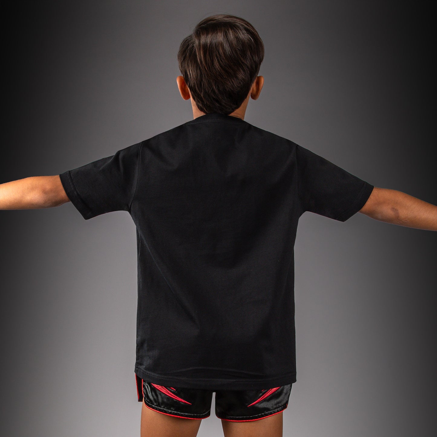 Venum Attack Kids Cotton T-Shirt - Black/Red  product-type_T-Shirts Venum