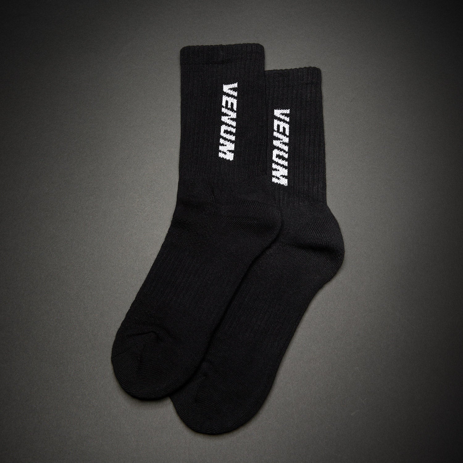Venum Essential Crew Socks (Set of 3 pairs) - Black/White - Venum