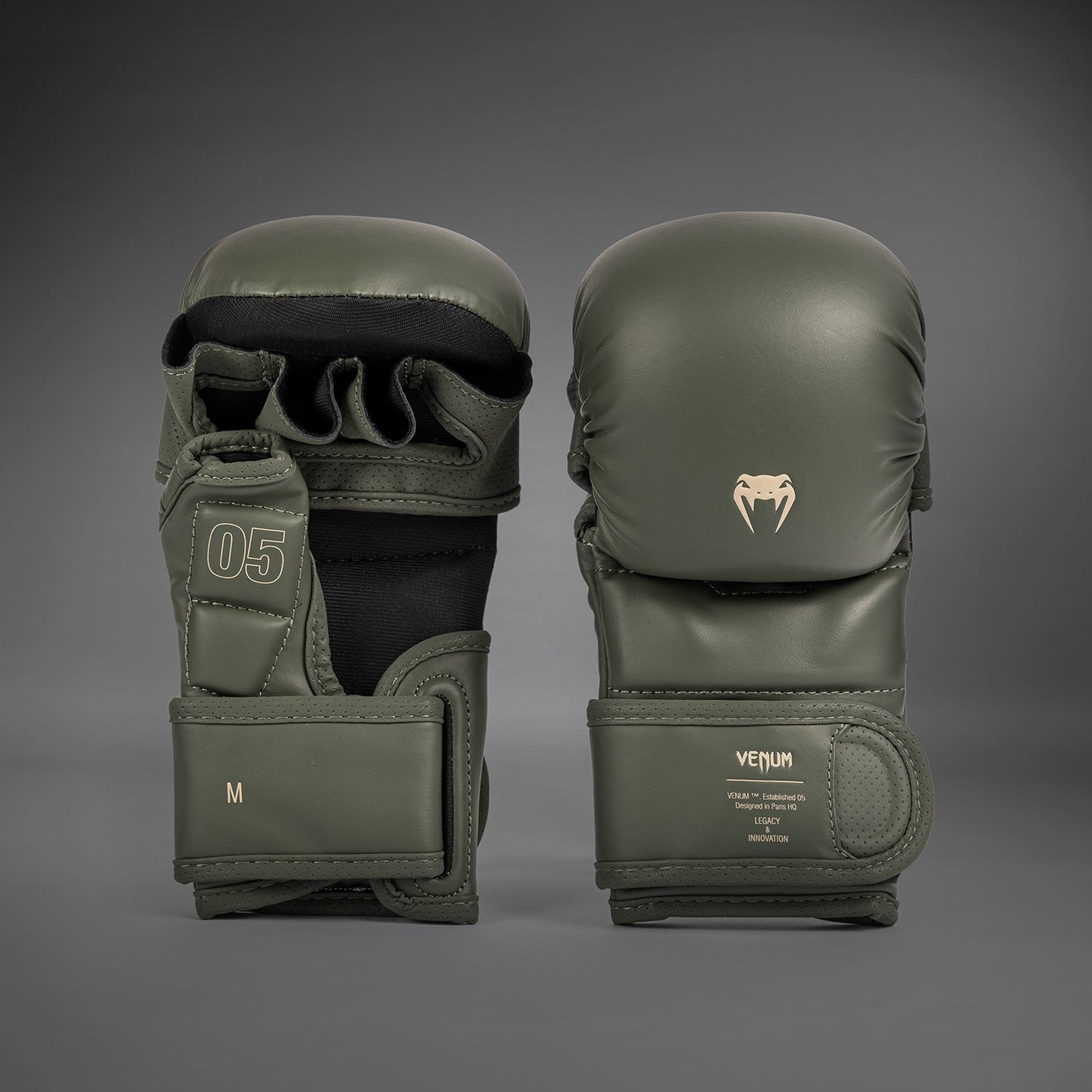 Venum Impact Evo MMA Sparring Gloves - Military Green