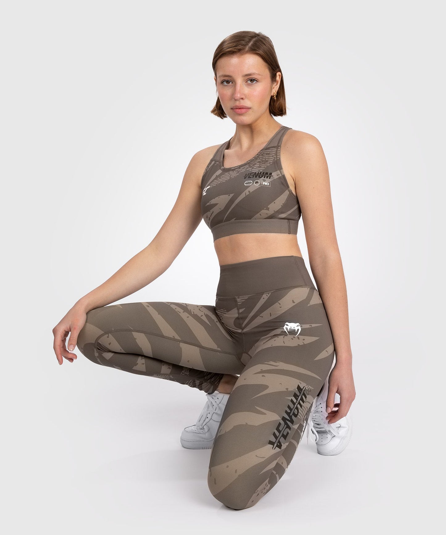 UFC Adrenaline by Venum Fight Week Women’s Performance Tight - Desert Camo