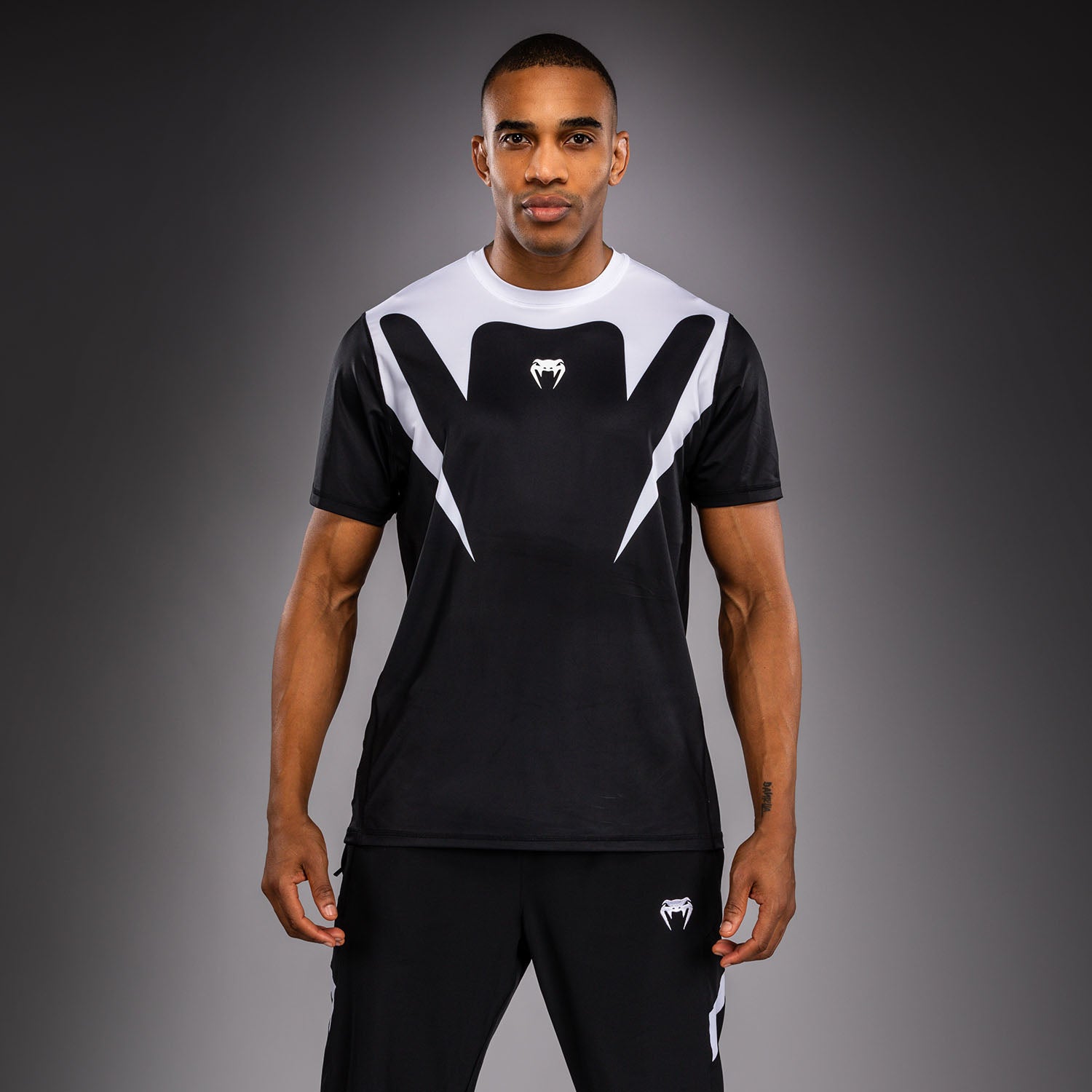 Venum Attack 90 Dry-Tech T-Shirt - White/Black - Venum