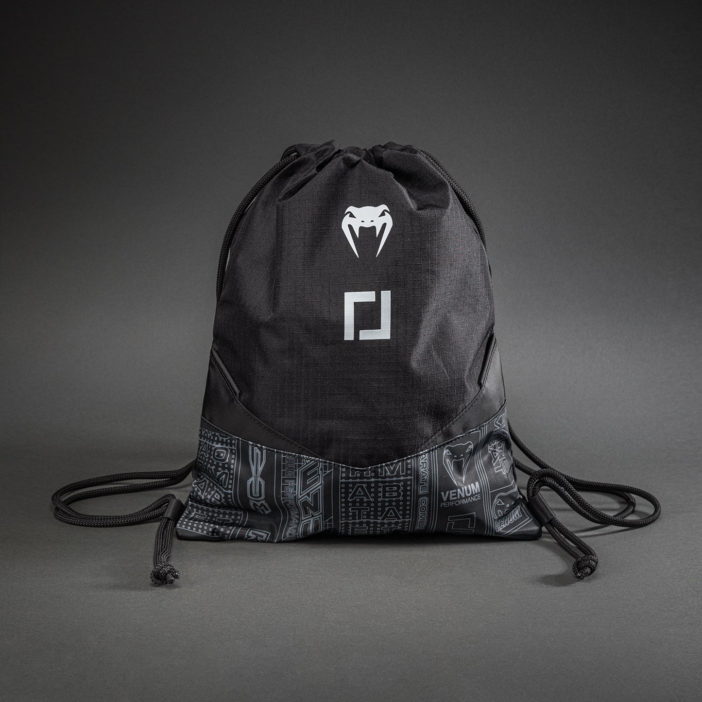 Karate Combat by Venum Drawstring Bag (10-15L) - Black/Grey  product-type_Sports Bags Venum