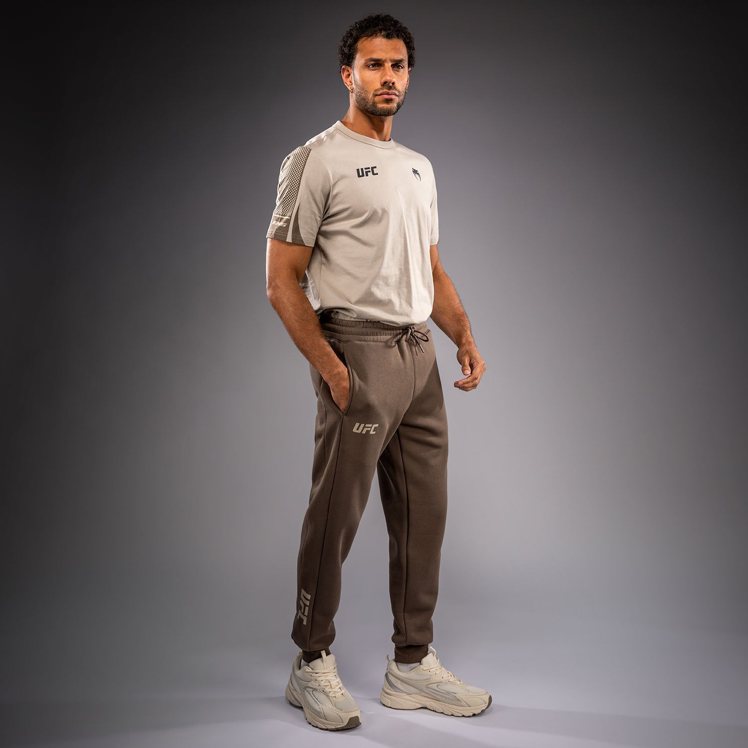 Venum UFC Unity by Venum Authentic Fight Week Men's Cotton Pant - Brown  product-type_Jogging Pants Venum