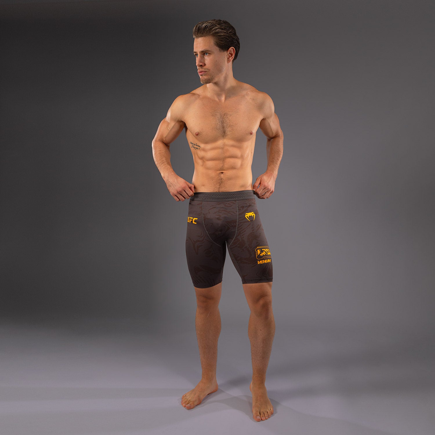 UFC Fusion by Fight Week Men's Vale Tudo Short - Earthen Brown -