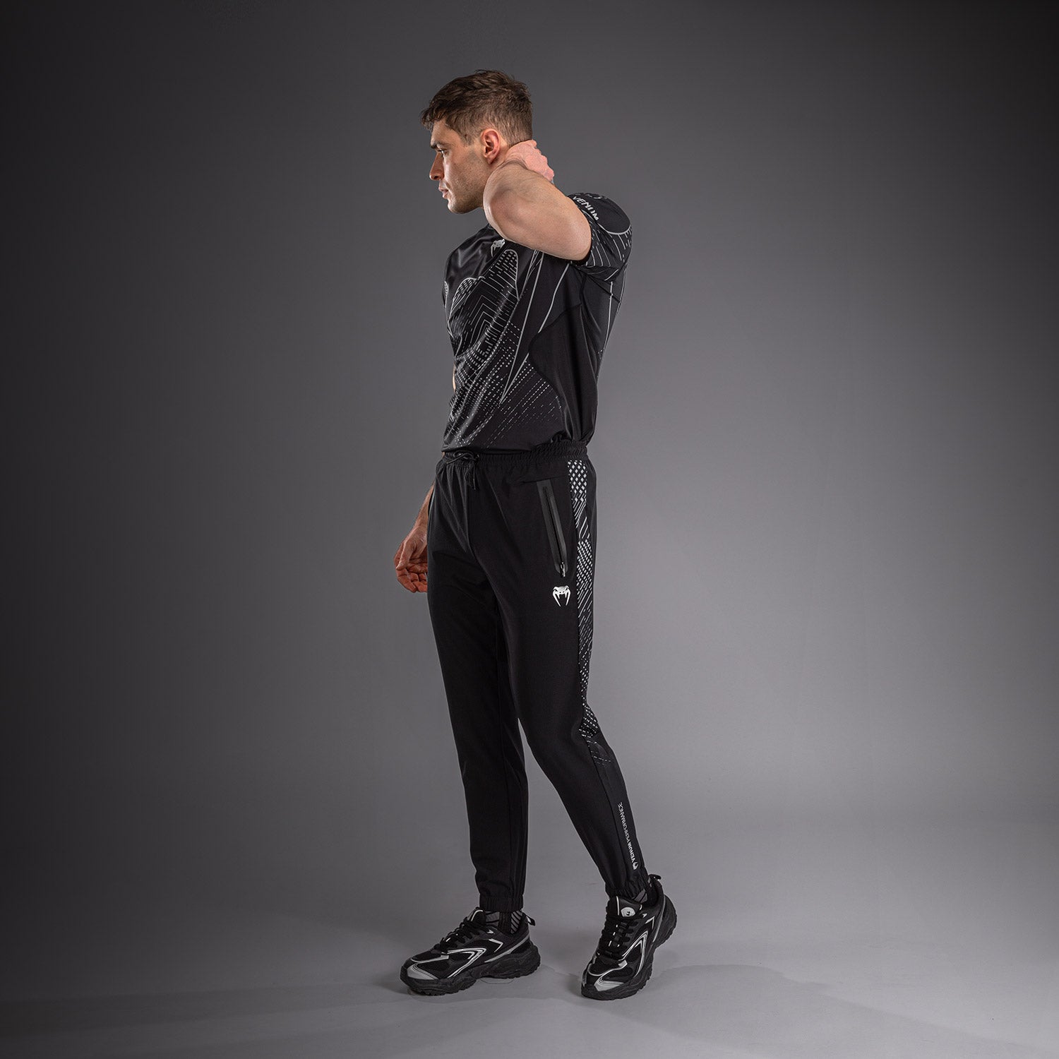 Venum Midnight Fury Joggers - Black/Grey/Silver  product-type_Jogging Pants Venum