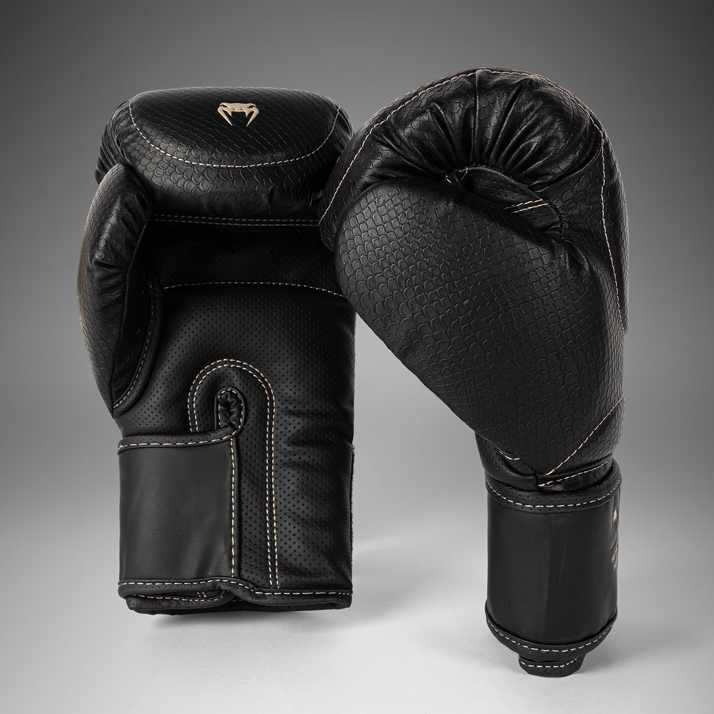Venum Impact Evo Scales Boxing Gloves - Black