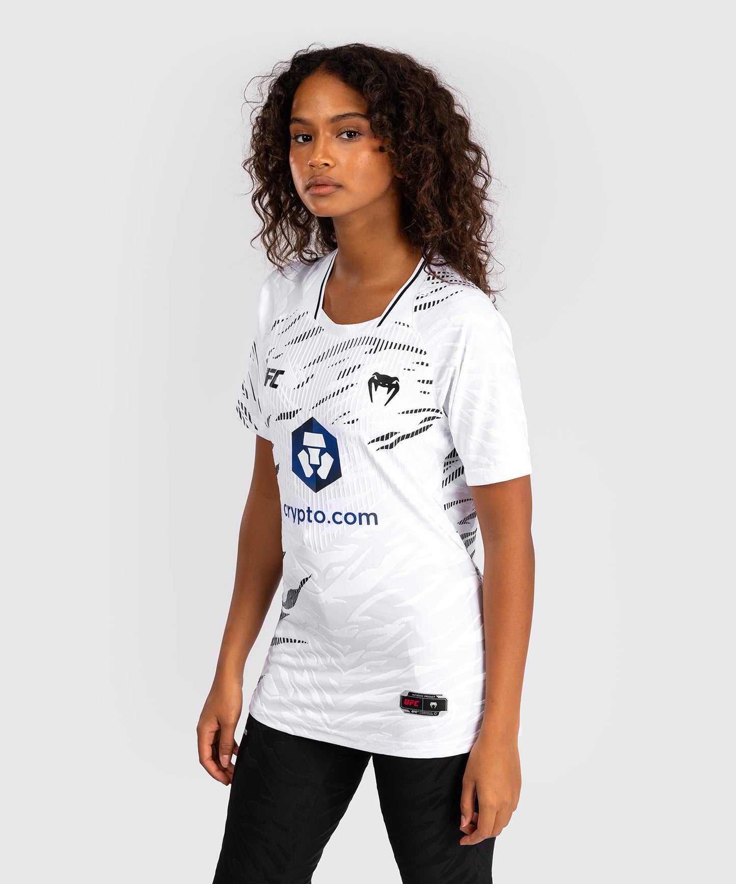UFC Fusion by Venum Personalized Authentic Fight Night Women's Walkout Jersey - White
